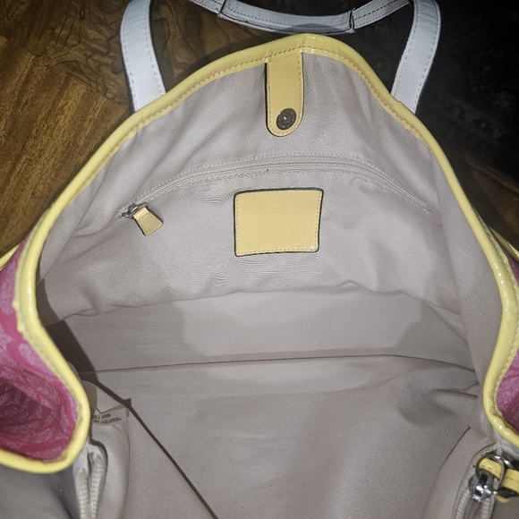 EUC Coach Carryall Tote - Pink Lemonade - Picture 11 of 15